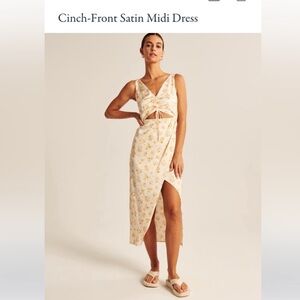 NWT Abercrombie & Fitch floral midi dress